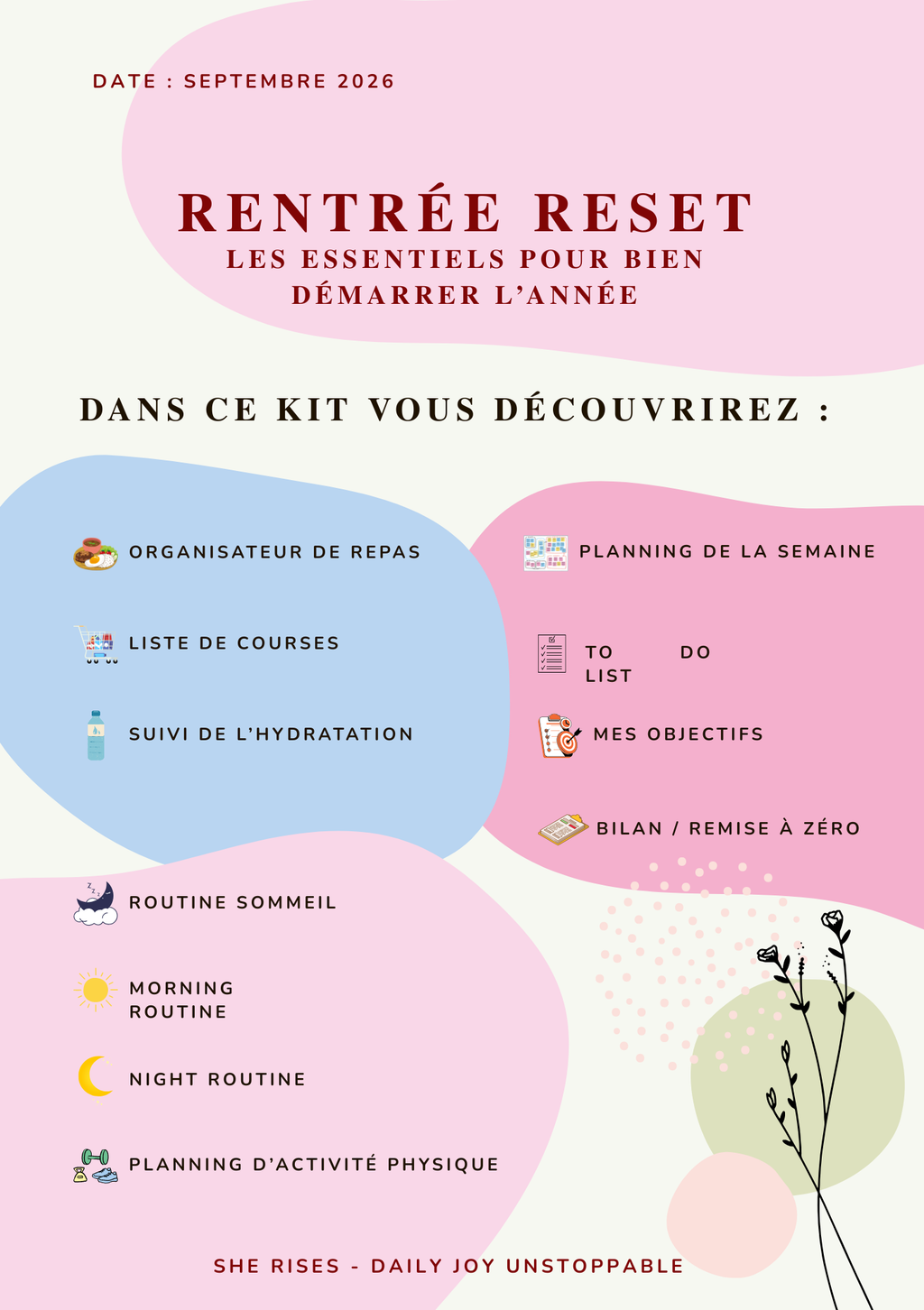 Reset Rentrée - Les essentiels pour bien démarrer l'année